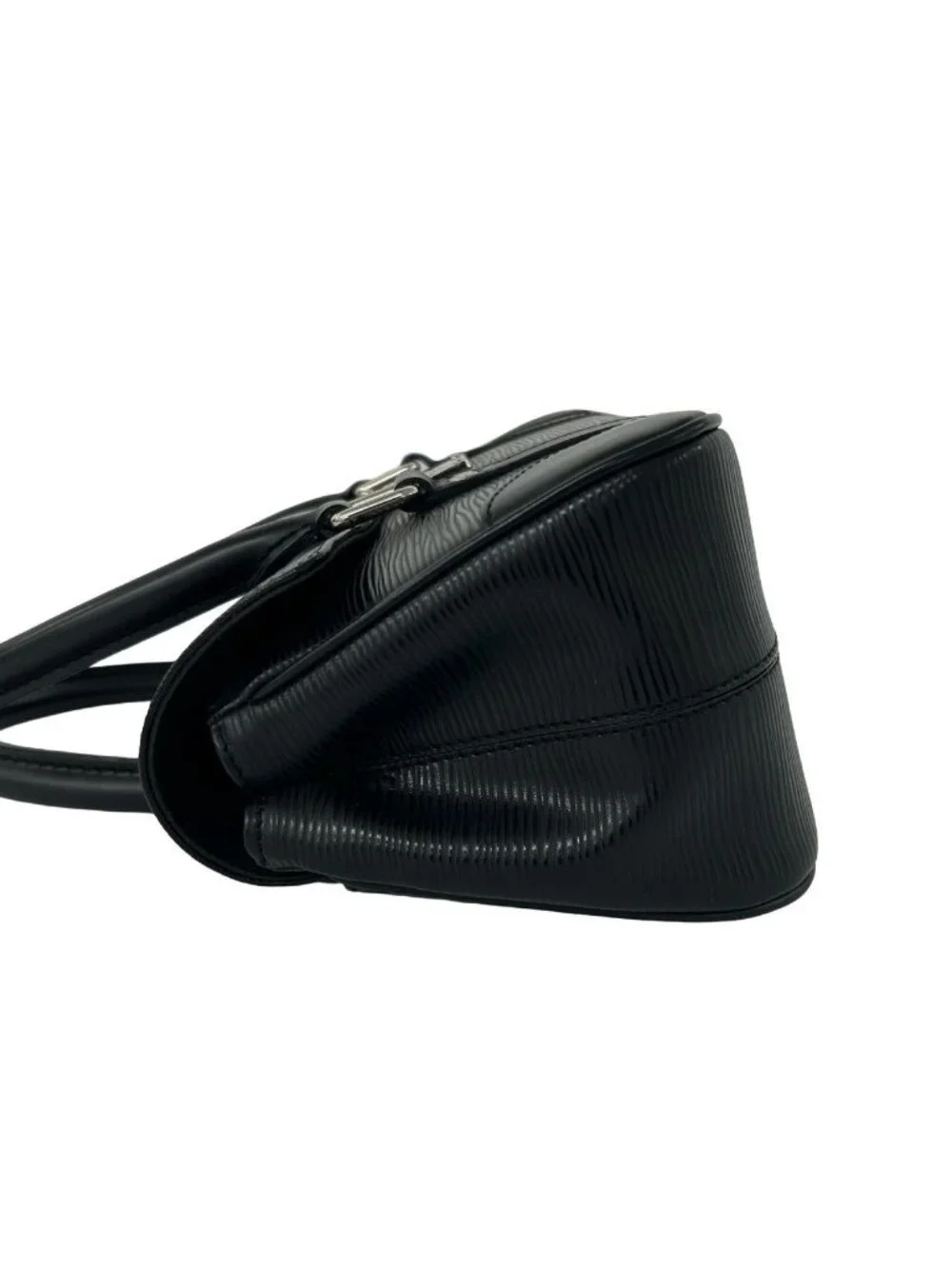 Louis Vuitton Segur PM Epi Logo Leather Mini Boston Bag Noir